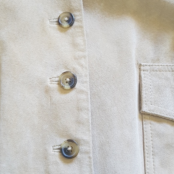 Isaac mizrahi for target suede bomber jacket sz.S - Picture 3 of 9